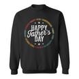 Happy Father's Day For Dad Grandpa Strong Brave Hero Sweatshirt