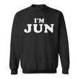 I'm Jun、My Name Is Jun、I Am Jun、パーソナライズ スウェットシャツ