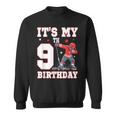 It's My 9Th Birthday 男の子 アイスホッケー ダビング 9歳 スウェットシャツ