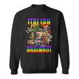 Italian Brainrot All Characters レインボー フラッグ プライド スウェットシャツ