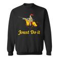 Jousting Joust Do It 中世の騎士tシャツ スウェットシャツ