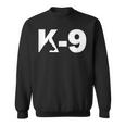 K9 ジャーマンシェパード ロゴデザイン K-9 退役軍人の日 スウェットシャツ