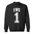 Lewisサポーター番号 1番の大ファン 長袖tシャツ スウェットシャツ