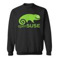 Linux Opensuse ラバーtシャツ タグライン&ロゴ オープンソースos スウェットシャツ