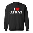 I Love Ainal 私は愛する Ainal スウェットシャツ
