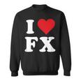 I Love Fx イニシャル I Heart FX 名前 F X スウェットシャツ