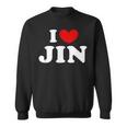 I Love Jin 私は愛する Jin スウェットシャツ