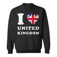 I Love United Kingdom ハートフラッグ イギリス Uk グレートブリテン スウェットシャツ