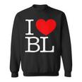 I Love ハート Bl スウェットシャツ