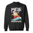 Mele Kalikimaka ハワイアン クリスマス ハワイ サーフィン サンタ スウェットシャツ