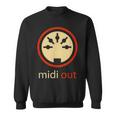 Midi Out 5極 Din オーディオシンセサイザー ヴィンテージステレオ スウェットシャツ