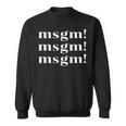 Msgm Message Me 。 スウェットシャツ Msgm Message Me 。 スウェットシャツ