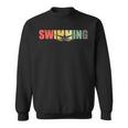 Natación Nadar Deporte Retro -Intage Brazada Nadador Camisa de entrenamiento