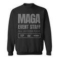 NewDark Maga イベントスタッフパス ダークmaga ブラックアウト Dark Maga スウェットシャツ