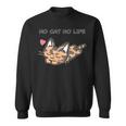 No Cat No Life サビ猫ver 猫好き かわいい スウェットシャツ