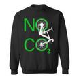 No Co2 サイクリング 気候変動対策 グリーンエネルギー Mtb スウェットシャツ