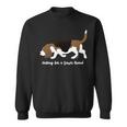 Nothing But A Basset Hound Dog Love For The Basset Baritone スウェットシャツ