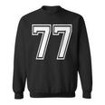 Number 77 Birthday 77Thports Player チーム番号入りジャージ スウェットシャツ