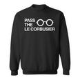 Pass The Le Corbusier Architect ホワイト スウェットシャツ