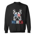 Patriotic German Shepherd Dog Merica 4Th Of July Sweatshirt