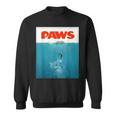 Paws Cat ファニーtシャツ、子猫映画ポスターパロディ スウェットシャツ