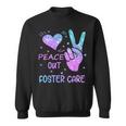 Peace Out フォスターケア 養子縁組 ごっちゃの日 2023 スウェットシャツ