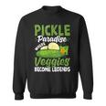 Pickle Paradiese Wherveggie For Pickle Paradiese ピクルスギフトとキュウリ用 スウェットシャツ