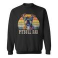 Pitbull Dad Dog Lover カラフル アーティスティック ピットブルのオーナー。 スウェットシャツ