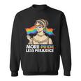 More Pride Less Prejudice Pride Month Gay Lesbian Lgbtq Ally Sweatshirt
