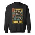 Raccoon Meme Sweatshirt - Unisex Japanese Style for Teens & Adults