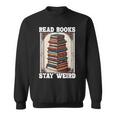 Read Bookstay Weird Bookworm Reading Book Lover Book スウェットシャツ