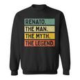 Renato The Man The Myth The Legendおかしな名言 スウェットシャツ