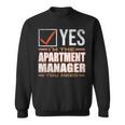 Retro Profession I'm The Apartment Manager スウェットシャツ