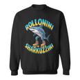 Rolloliniharkuzzini ミームローラーシャーク イタリアンブレインレッド スウェットシャツ