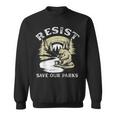 Save Our Parks ビンテージ スモーキー ザ レジスト ベア国立公園 スウェットシャツ