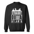 Straight Outta Atlanta 都市のシルエット スウェットシャツ