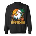 Summerween Ghost Halloween Summer Beach Vibes Sweatshirt