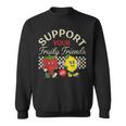 Support Your Fruity Friends Gay Pride Month Lgbtq Fruit Ally Sweatshirt