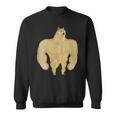 Swole Doge Meme Buff Doge Meme スウェットシャツ