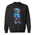 Graphic Teddy Bear Cool Bears Hip Hop Streetwear Colorful Sweatshirt