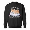 This Is My Pawjama Pomeranian 公式犬用昼寝 スウェットシャツ