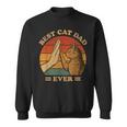 Vintage Best Cat Dad Ever Cat Lover Father's Day Sweatshirt