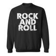 Vintage Grunge Old Rock & Roll Music Rock And Roll スウェットシャツ