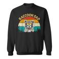 Vintage Retro Wild Animalummerunglass Common Raccoon Dad スウェットシャツ