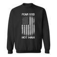Vintage Usa Flag Fear God Not Man スウェットシャツ