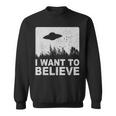 I Want To Believe I Aliens Ufo エリア 51 Roswell スウェットシャツ