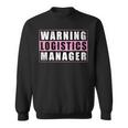 Warning Logistics Manager スウェットシャツ