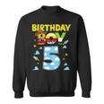 Western Family Birthday Boy 5 Cowboy 5Th Birthday Sweatshirt