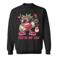 You're My Jam ファニーストロベリー ギターを弾く スイートハートジャム スウェットシャツ