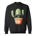 かわいいサボテン 鉢植え サボテン スウェットシャツ